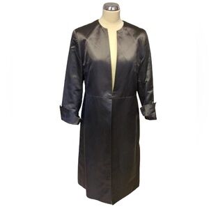 MARKS & SPENCER PEWTER GREY SPECIAL OCCASION/ EVENING COAT SIZE UK 10 / …